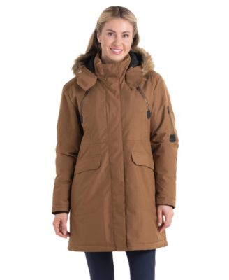 Women's Water Resistant Hooded Insulated Parka