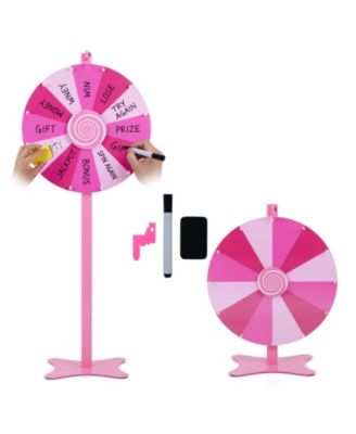 24-Inch Adjustable Spinning Prize Wheel Game, Ages 3+