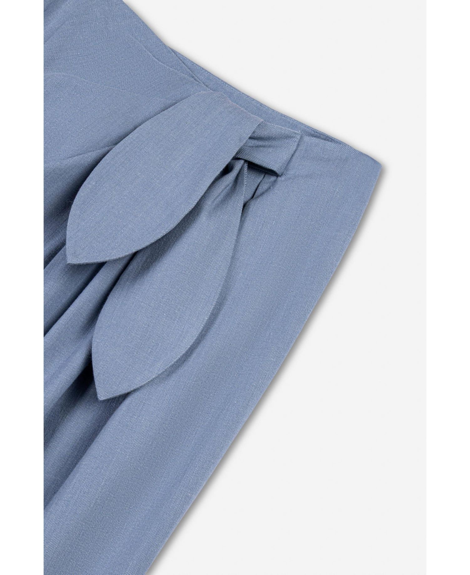 Women's Tie Detail Pleated Trousers
