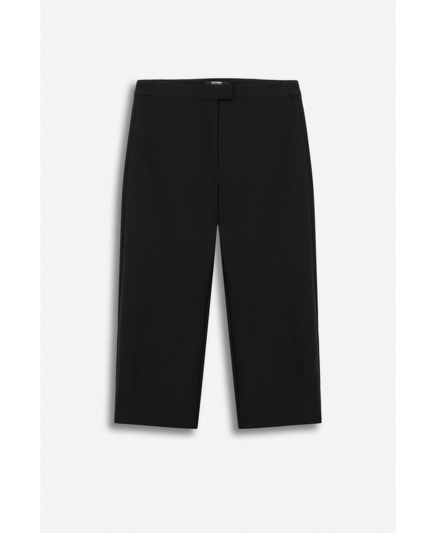 Women's Mid-Rise Slim Capri Trousers