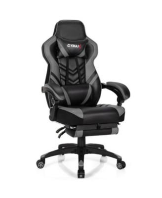 Adjustable Gaming Chair with Footrest for Home Office