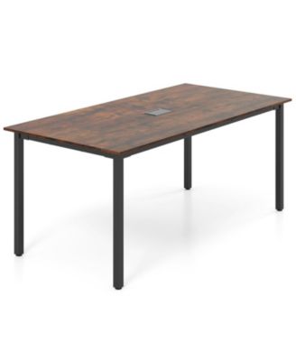 6-Foot Conference Table Rated for Eight to Ten Seats