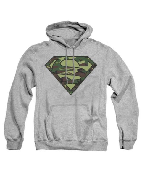 Мужское худи Superman Camo Logo Graphic, цвет: Меланжевый