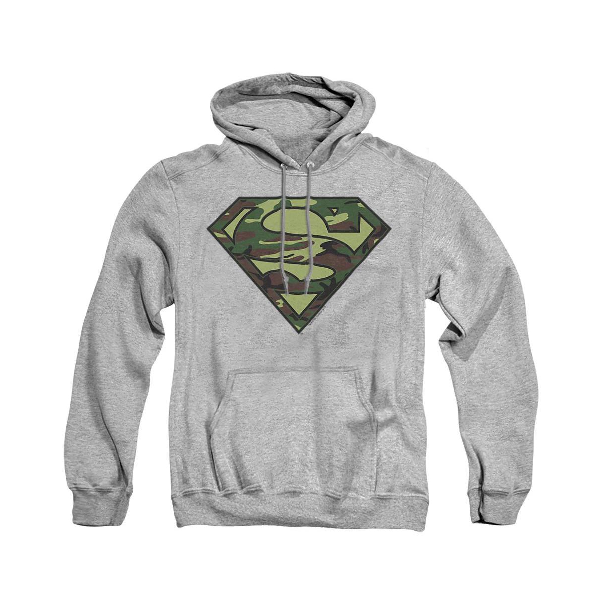 Superman Men's Camo Logo Graphic Hoodie