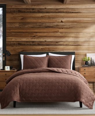Hendricks Washed Microfiber 3-Piece Quilt Set, Full/Queen