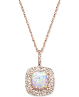 opal necklace macys