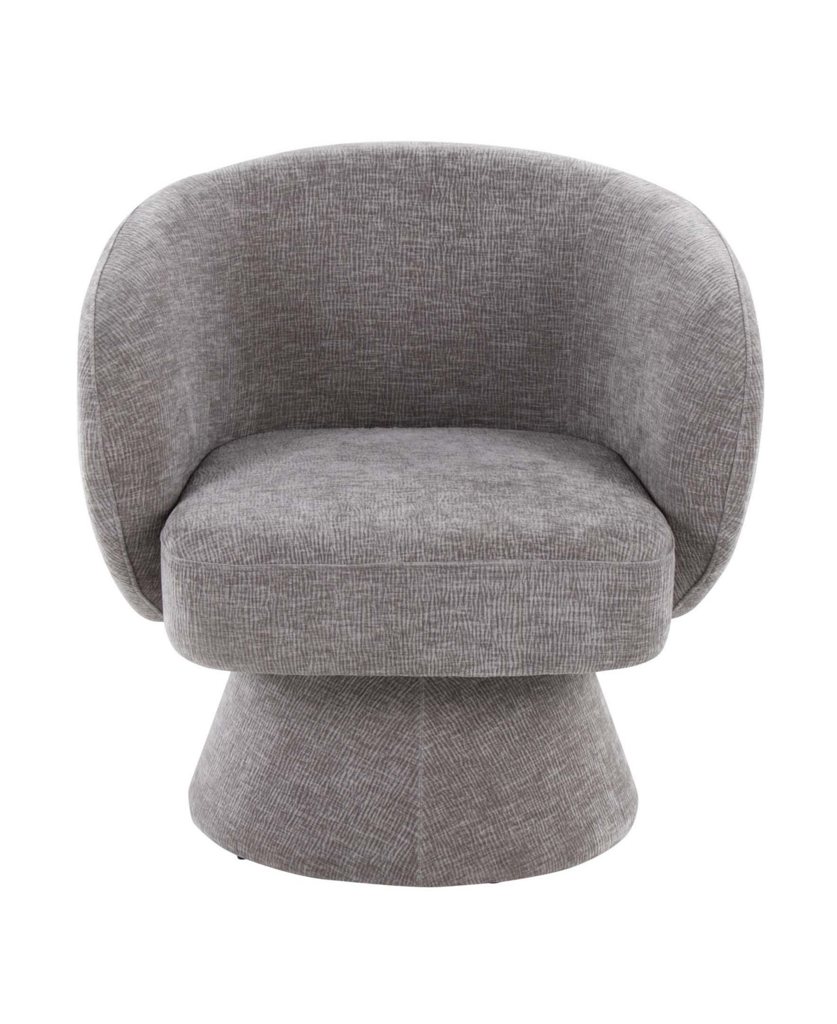 Lumisource Fran 30.5" Upholstered Contemporary Swivel Accent Chair