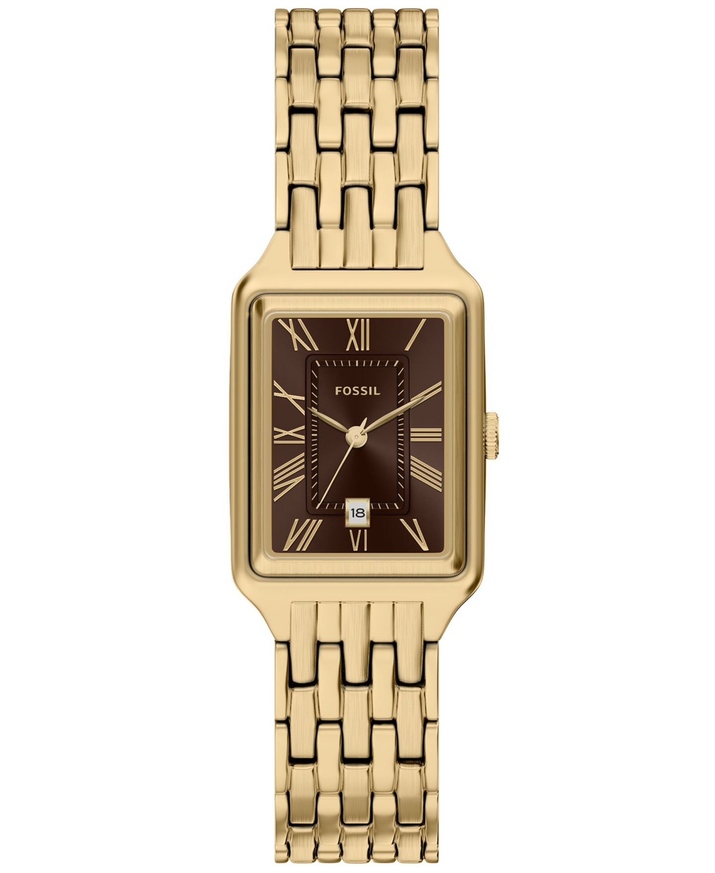 Женские часы Fossil Quartz Raquel Three-Hand Date Stainless Steel 23mm — фото 1