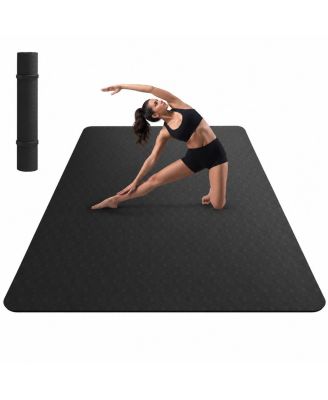 Extra Large Wide Exercise Mat Non-Slip Thick for Home Workouts Pilates Stretching Cardio