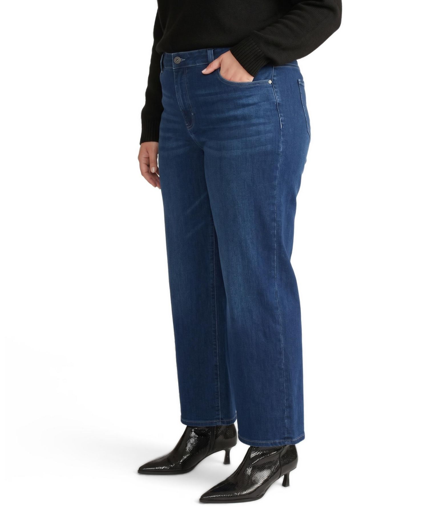Women's Bae Boyfriend High-Rise Straight-Leg Jeans