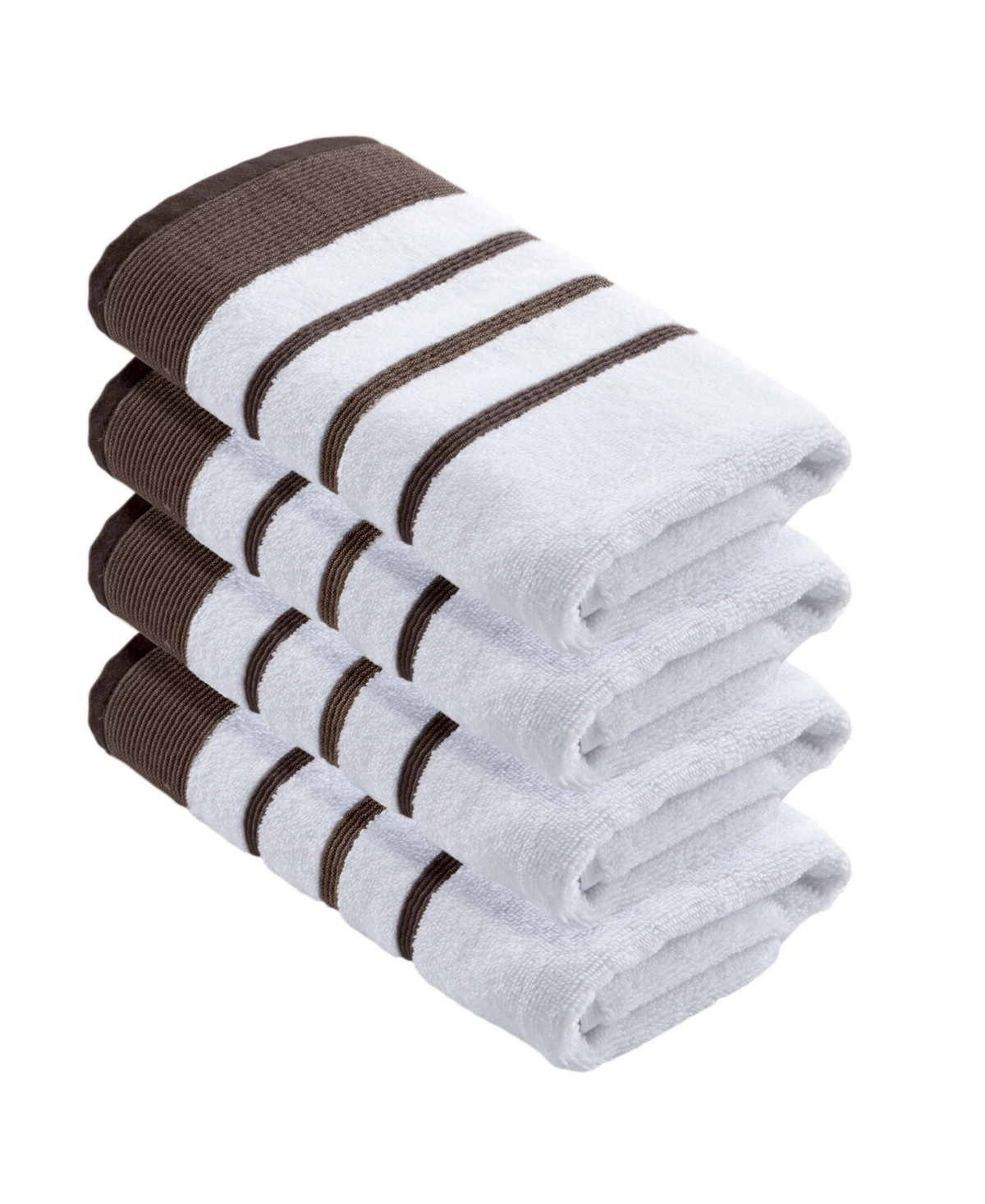 Linery & Co. Luxurious Cotton Decorative 4-Piece Hand Towel Set