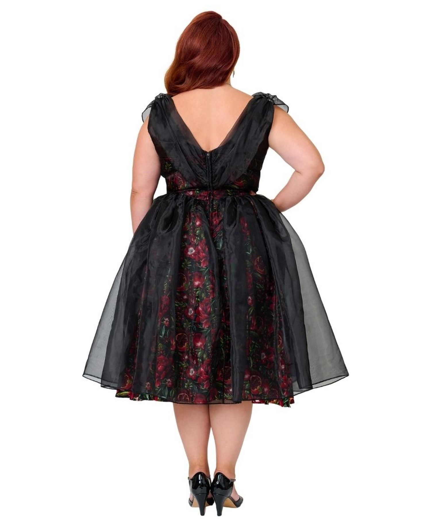 Plus Size Modern Art Swing Dress