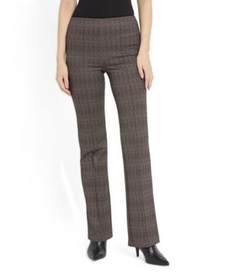 Women's Elysse High-Rise Wide-Leg Jacquard Pants