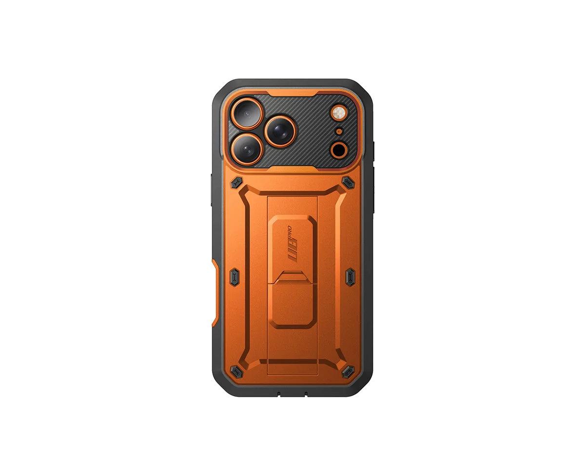 Supcase Unicorn Beetle Pro Integrated Screen Protector Built-in Kickstand Case for iPhone 18 Pro Max - Coral