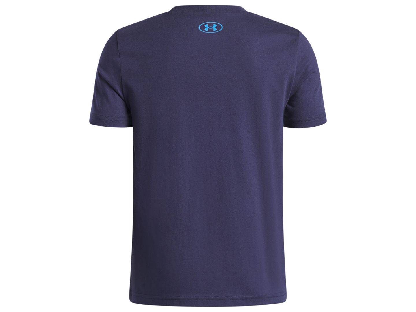 Футболка Under Armour Logo Wordmark Graphic T-Shirt для мальчиков, цвет: Полуночный тёмно-синий — фото 3