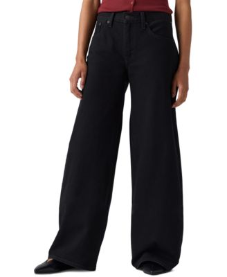 Women's Middy Mid-Rise Wide-Leg Retro Jeans