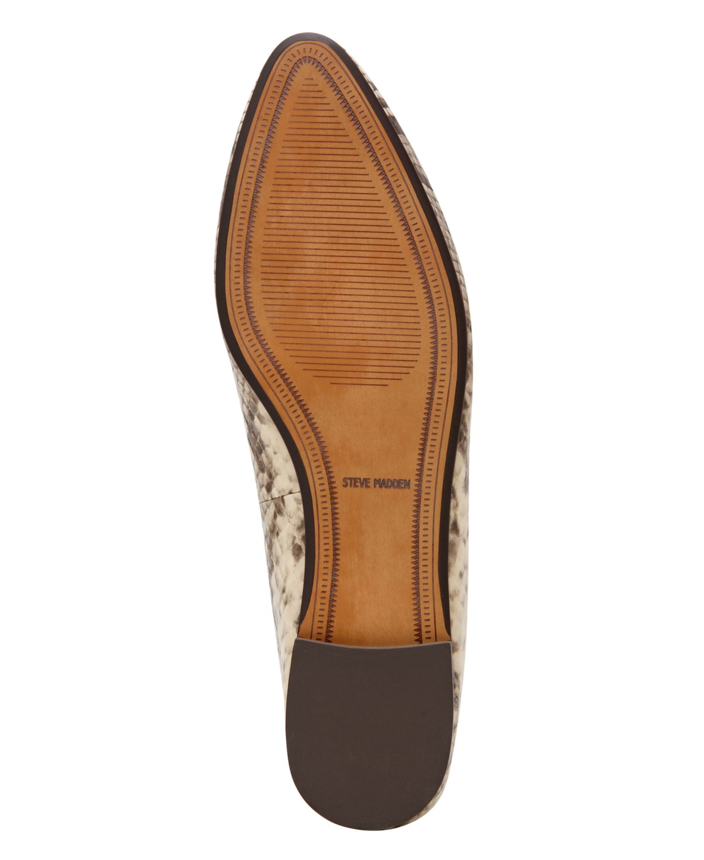 Женские сабо Steve Madden Sherman Round Toe Mule Flats, цвет: Змеиный разноцветный — фото 5