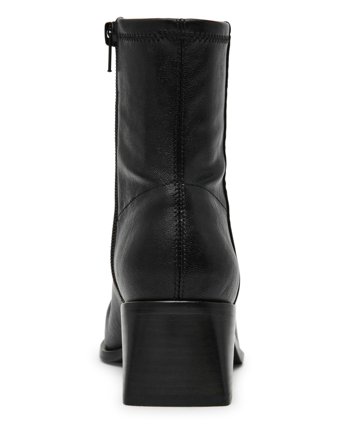 Женские носки Steve Madden Eralyn Block Heel Square Toe Sock Booties, цвет: Чёрный — фото 3