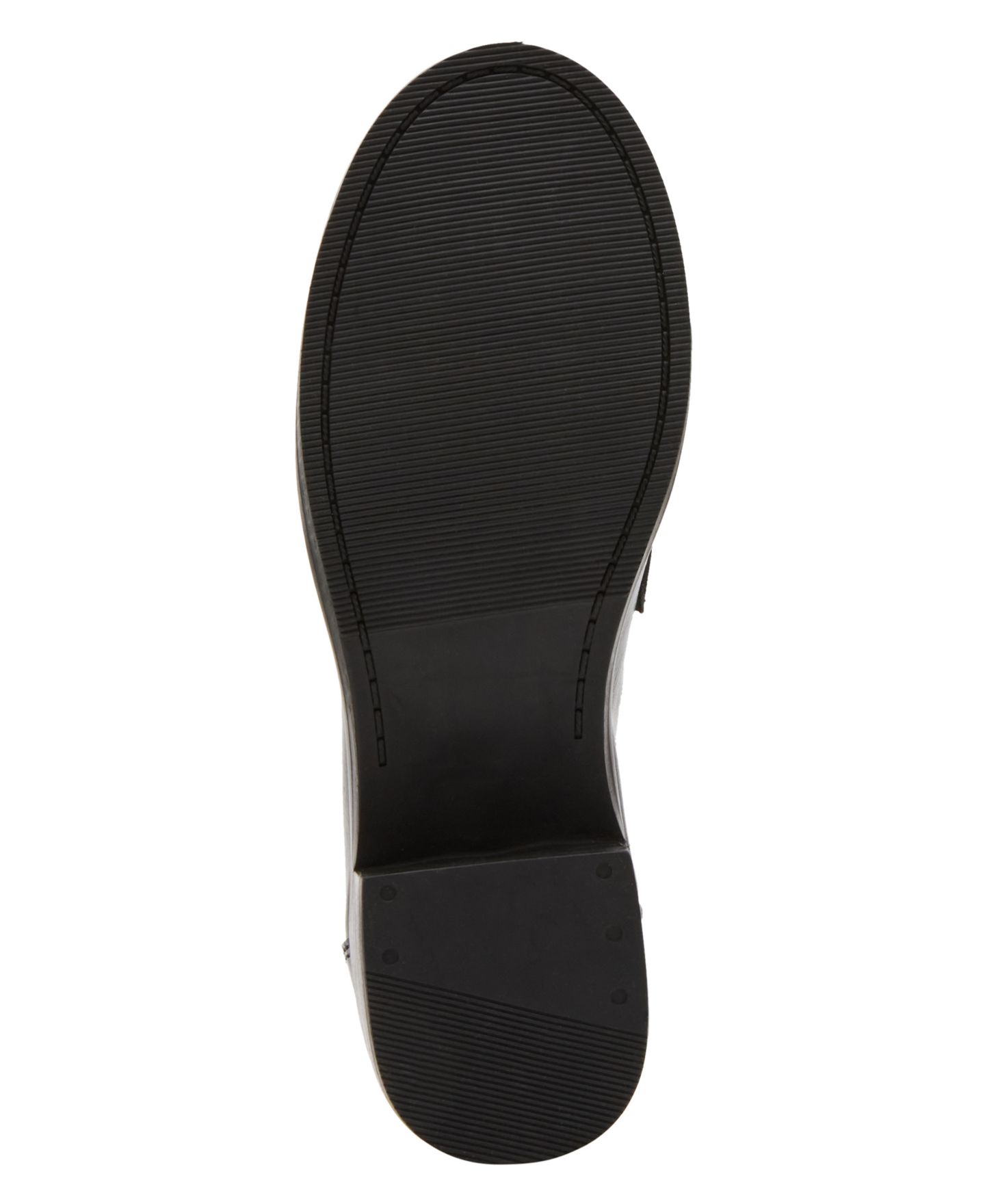 Женские туфли Steve Madden Altman Ruched Penny, цвет: Чёрный кожаный — фото 5