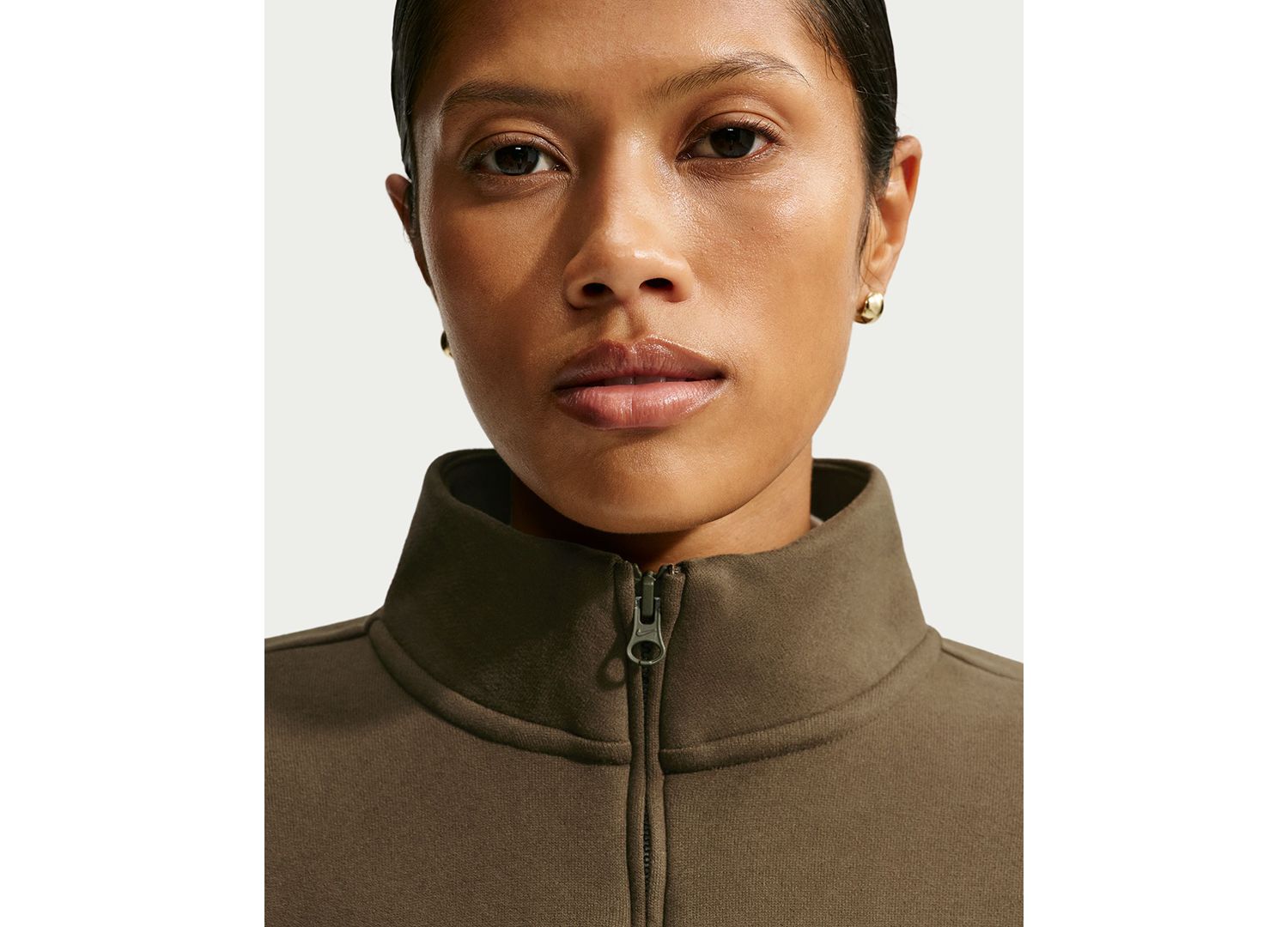 Women's Studio Fleece Quarter-Zip Top