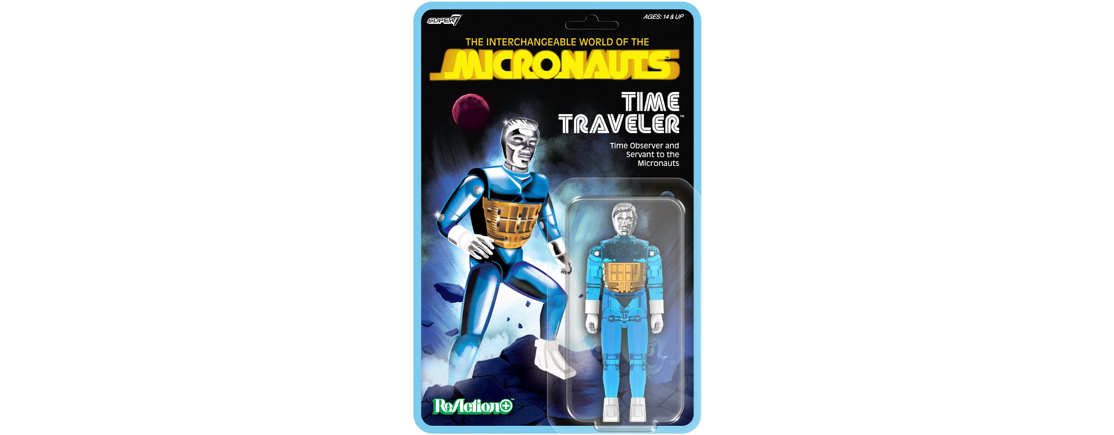 Super7 Time Traveler Articulated Collectible Action Figure, 14+ Years