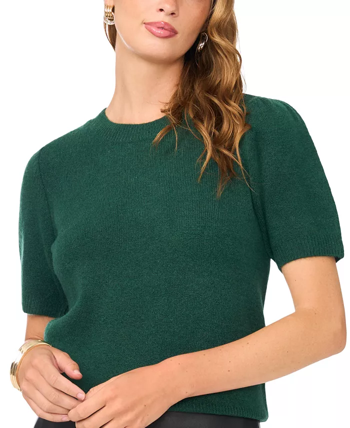 Women's Short-Sleeve Crewneck Sweater - thumbnail 4