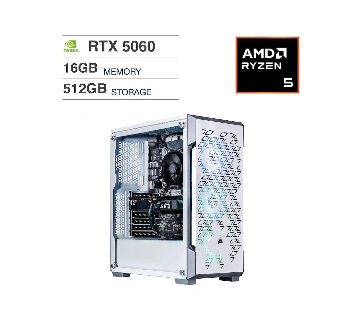 Velztorm Fultix Amd Ryzen 5 5500, 16GB Ram, 512GB Ssd Desktop Computer
