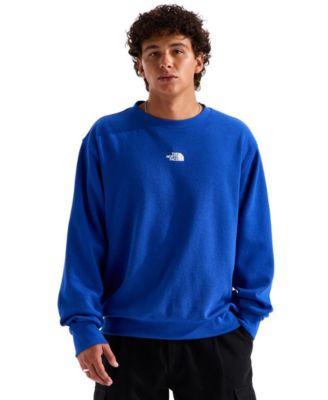 Men's Double-Knit Crew Dropped-Shoulder Regular-Fit Sweatshirt