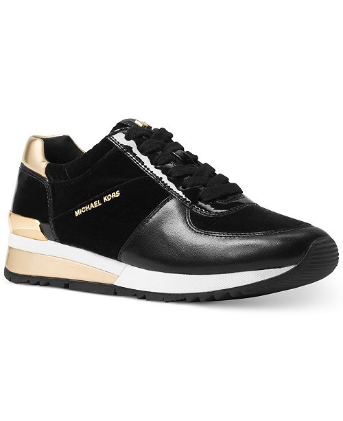 Michael Kors Allie Wrap Trainer Sneakers - Sneakers - Shoes - Macy's
