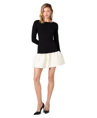 Women's Cleo Long-Sleeve Fit & Flare Mini Dress