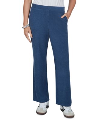 Petite Must Haves I Stretch Pull-On Straight-Leg Pants