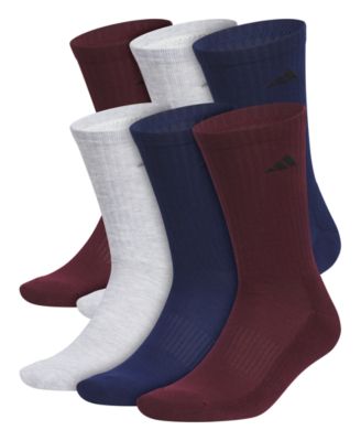 Men's Arch Compression Cushioned Crew Socks, 6-Pack
