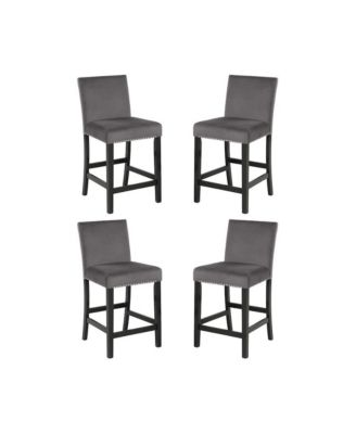 Celeste Wood Counter Chair (Set of 4)