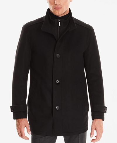BOSS Men's Virgin Wool Cashmere Car Coat