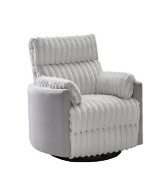 Bocaton Wide Wale Corduroy Upholstery Manual Recliner