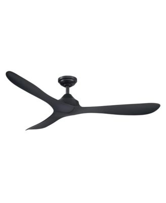 56" Modern 3-Blade Propeller DC Ceiling Fan with Remote