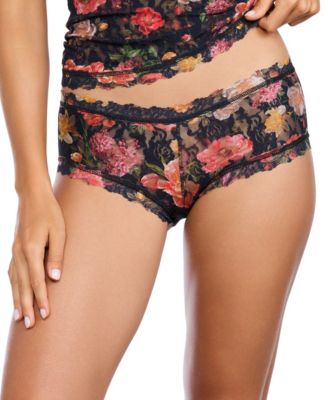 Women's Floral Lace Boyshort Panty