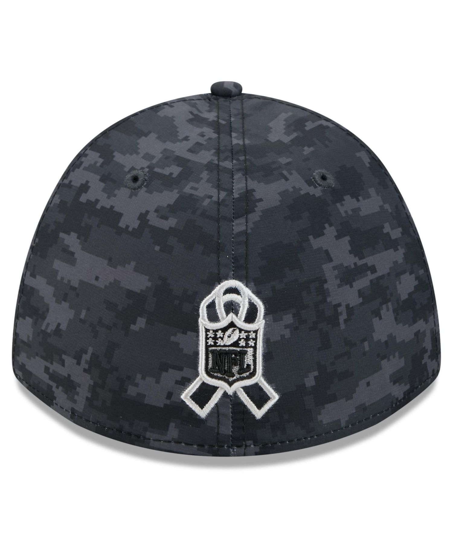 Men's Black Carolina Panthers 2026 Salute to Service 39THIRTY Flex Hat