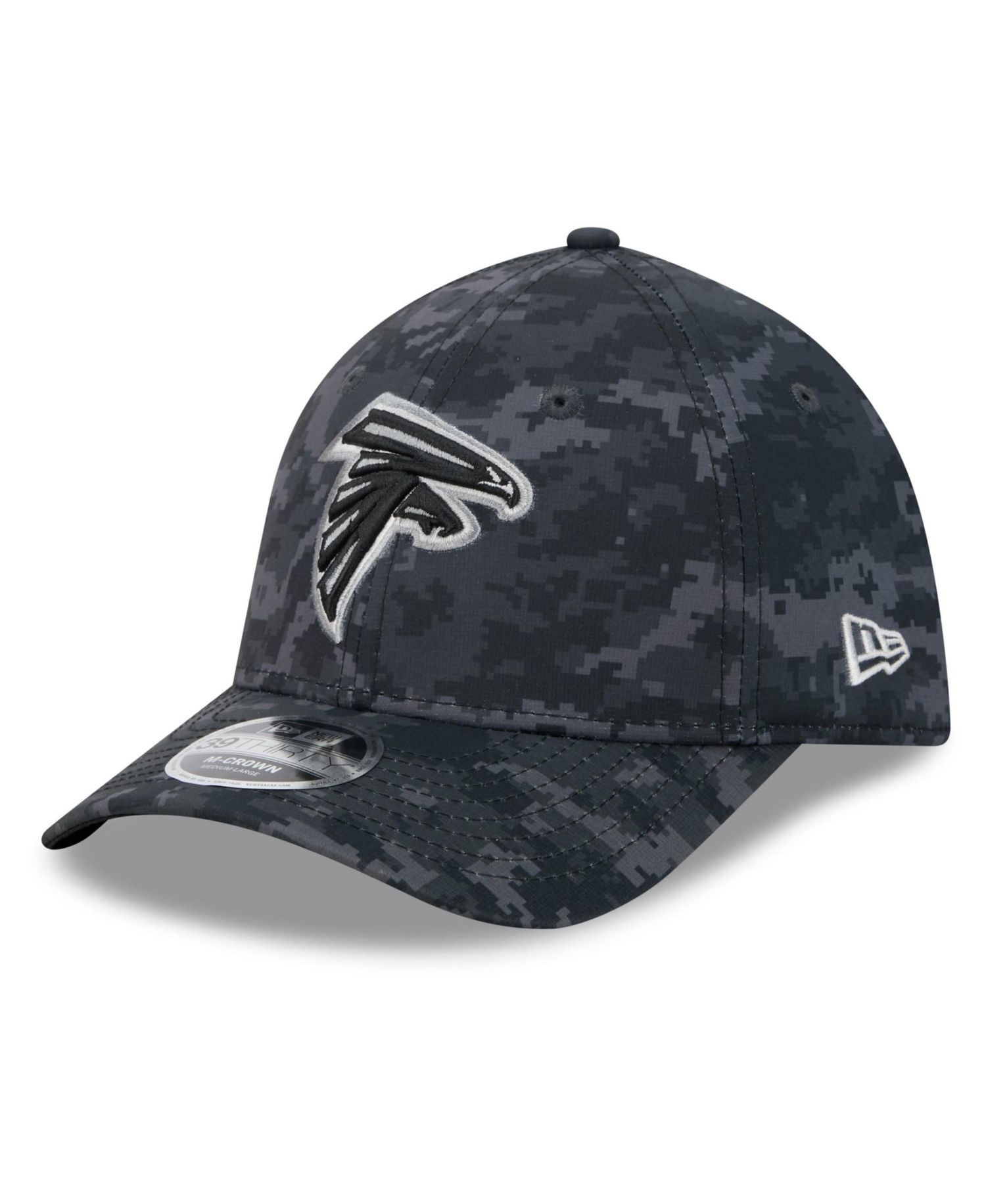 Men's Black Atlanta Falcons 2026 Salute to Service 39THIRTY Flex Hat