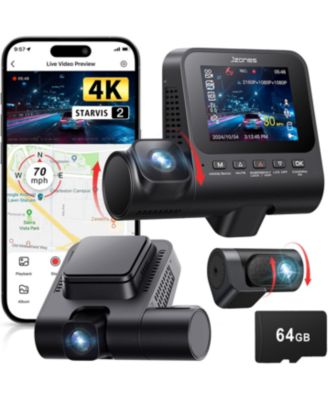 4K Front and Rear Dash Cam with Sony STARVIS 2 Sensor