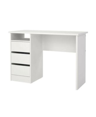 Computer Desk with 3 Drawers and Open Shelf for Home Office