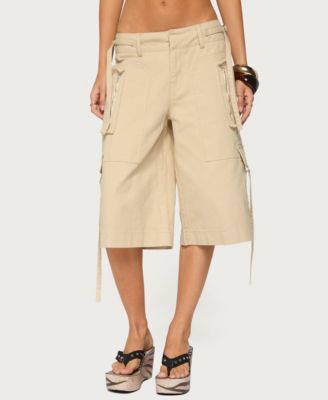 Women's Avelisse Cotton Cargo Bermuda Shorts