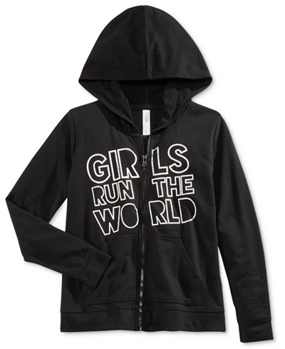 Ideology Run the World Hoodie, Big Girls (7-16), Only at Macy's