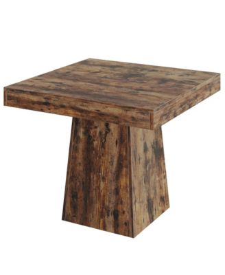 Square Dining Table for 4 Person with Farmhouse Style for Kitchen