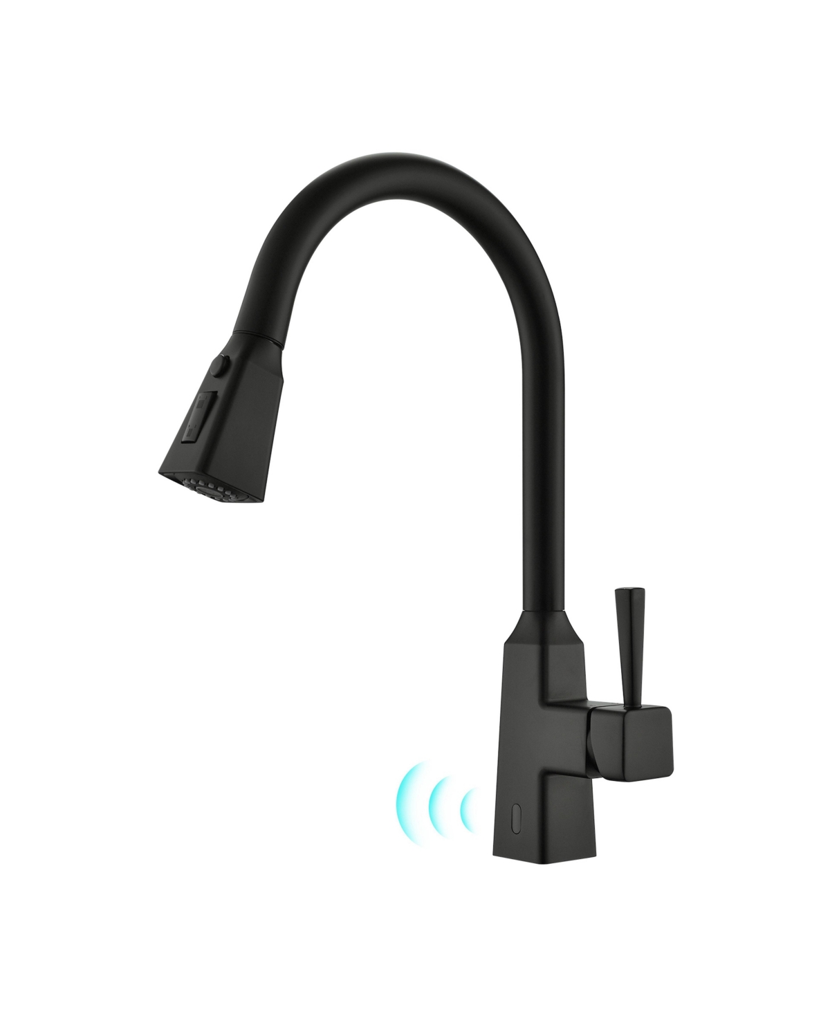 Thirtypeachy Touchless Pull-Down Kitchen Faucet, Single Handle Motion Sensor with 3-Function Sprayer and 360degree(s) Swivel