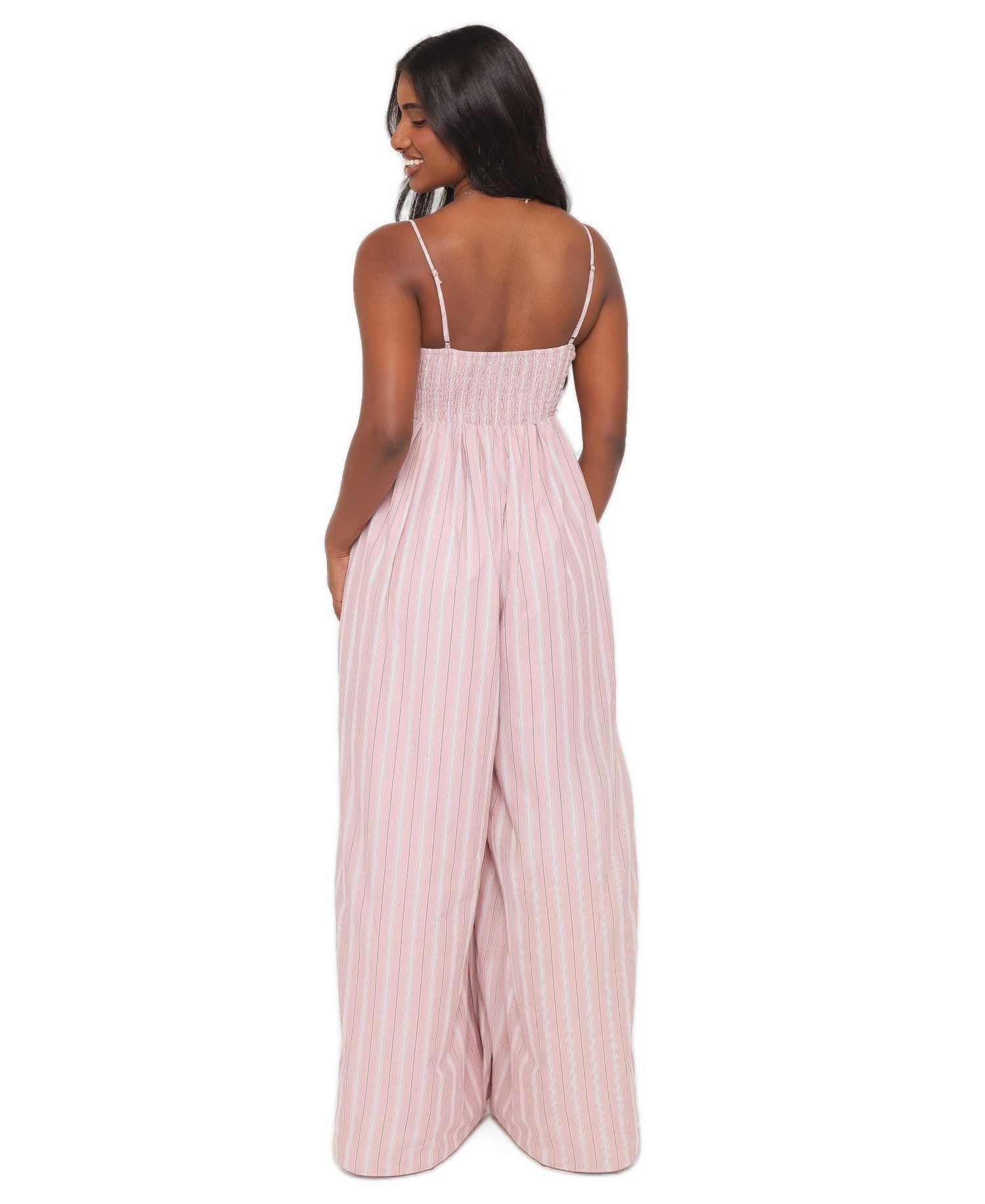 Women's Pricilla Wide-Leg Square-Neck Sleeveless Jumpsuit