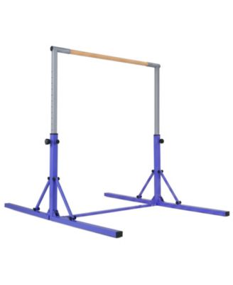 Foldable Kids Gymnastics Bar with Adjustable Height Ages 3