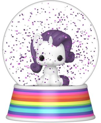My Little Pony - Rarity 4.15" Mini Glitter Globe, Ages 3+