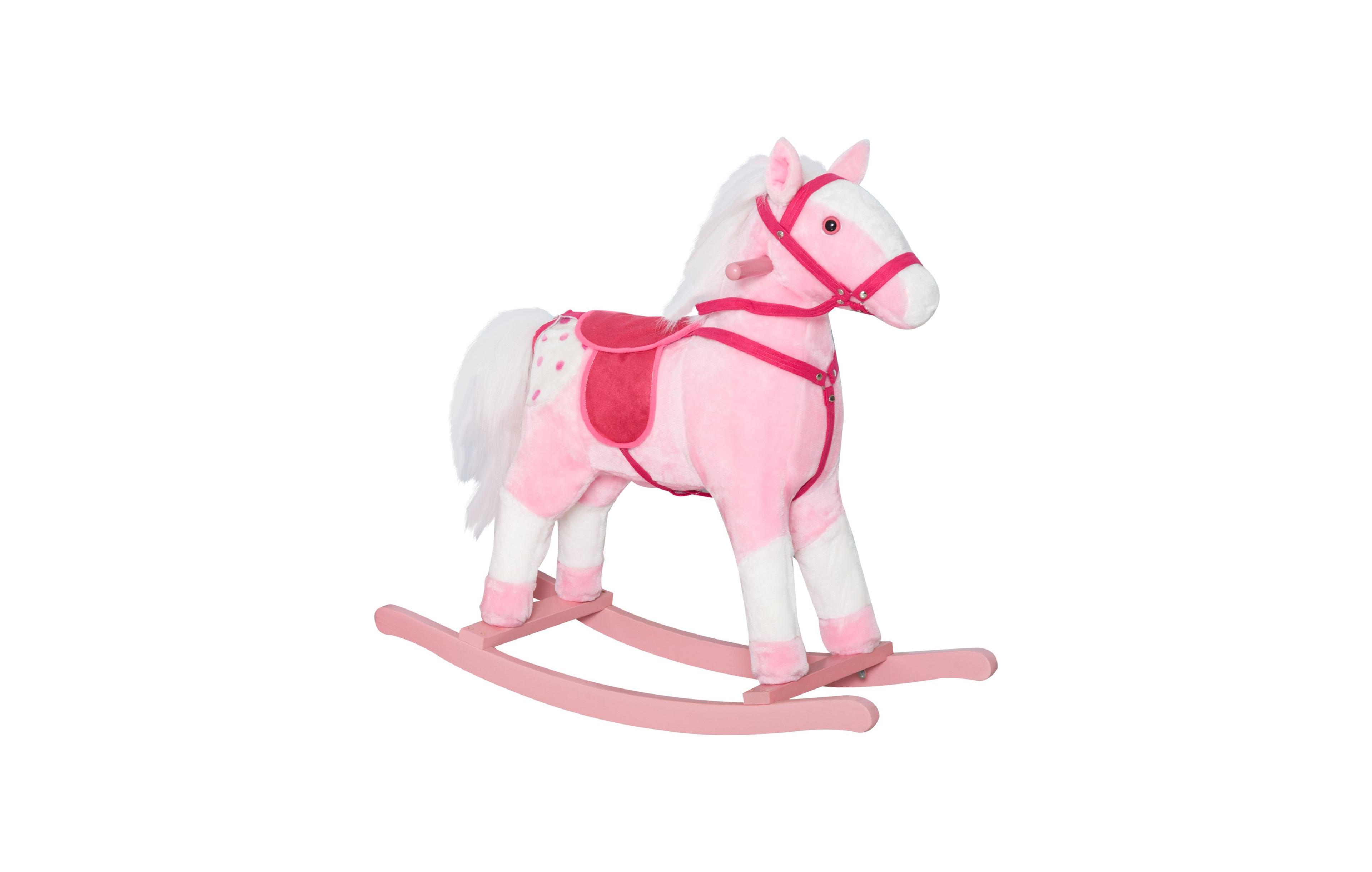 Sevorley Plush-Rocking Ride-On Toy, Ages 3+