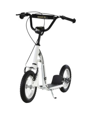 Kids Adjustable-Height Ride-On Vehicle with Inflatable Rubber Wheels, Ages 5+